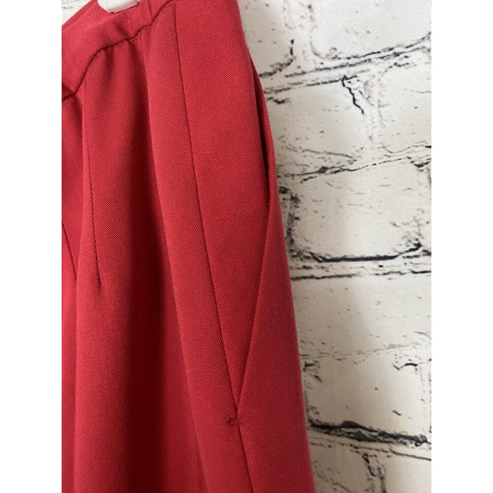Vtg Pendleton Women's Size 14 Red Suit Long‎ Sleeve Blazer Jacket & Skirt - Picture 8 of 16
